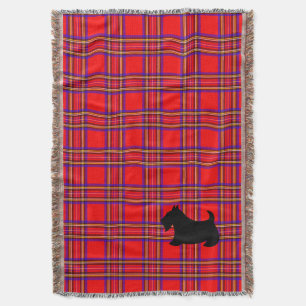 Scotty Dog Kariert Scottish Terrier Blanket Gesche Decke