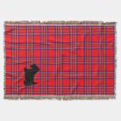 Scotty Dog Kariert Scottish Terrier Blanket Gesche Decke (Vorderseite)
