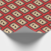 Scotty Dog Scottish Terrier Christmas Retro Geschenkpapier (Ecke)