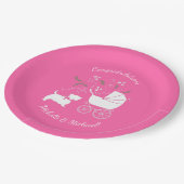 Scotty Dog Scottish Terrier Pappteller (Schrägansicht)