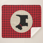 Scotty Dog Sherpa Blanket Sherpadecke (Vorderseite (Horizontal))