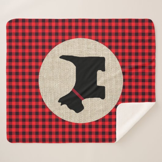 Scotty Dog Sherpa Blanket Sherpadecke (Vorderseite (Horizontal))