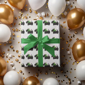 Scotty Dog und Tartan Frohe Weihnachten Geschenkpapier