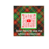 Scotty Dog und Tartan Frohe Weihnachten Schürze