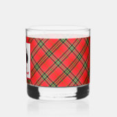 Scotty Dog und Tartan Frohe Weihnachten Whiskyglas (Links)