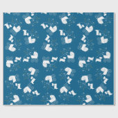 Scotty Hund Baby Dusche Geschenkpapier (Flach)