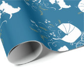 Scotty Hund Baby Dusche Geschenkpapier (Rolleneckpunkt)