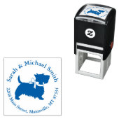 Scotty Hund Baby Dusche Permastempel (Beispiel)