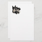 Scotty Hund stationär Briefpapier (Vorne/Hinten)