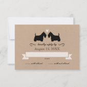 Scotty HundeSilhouetten, die UAWG Antwort Wedding (Vorderseite)