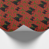 Scotty Hundmatch-oben Giftwrap Geschenkpapier (Ecke)