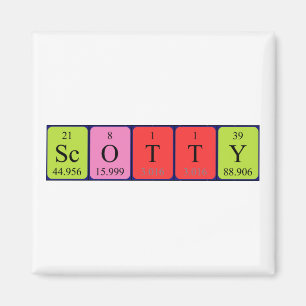 Scotty Periodenmagnet Magnet