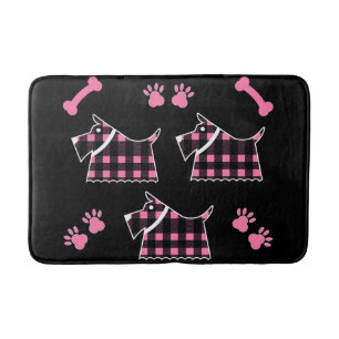 Scotty Terrier Hunde Niedlich Funny Terriers Breed Badematte