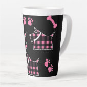 Scotty Terrier Hunde Niedlich Funny Terriers Breed Milchtasse (Rechte Ecke)