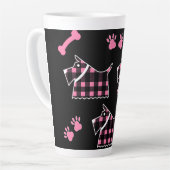 Scotty Terrier Hunde Niedlich Funny Terriers Breed Milchtasse (Linke Ecke)
