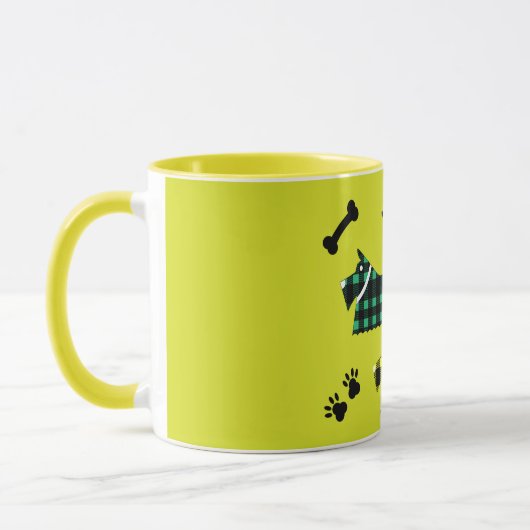 Scotty Terrier Hunde Niedlich Funny Terriers Breed Tasse (Links)