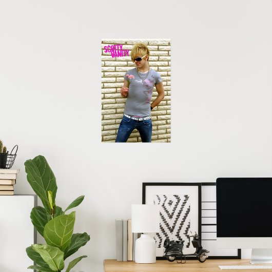 Scotty Vanity Blume Poster (Heimbüro)