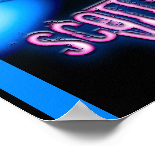 Scotty Vanity Scissors Poster (Ecke)