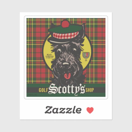 Scotty's Golf Shop Aufkleber (Blatt)