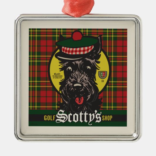 Scotty's Golf Shop Ornament Aus Metall (Vorne)