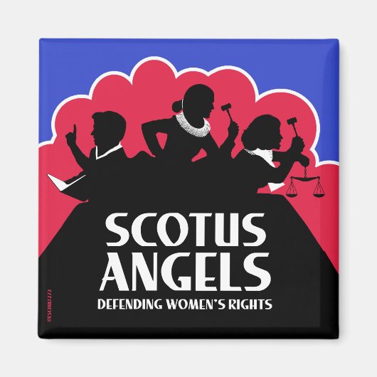 SCOTUS Angels - Gewaltfreie (Gun-Free) Ausgabe Magnet (Vorne)