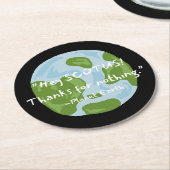 SCOTUS Danke für nichts Erdpreisangebot Runder Pappuntersetzer (Angewinkelt)