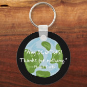 SCOTUS Danke für nichts Erdpreisangebot Schlüsselanhänger (Vorderseite)