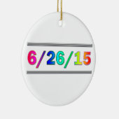 SCOTUS Datum Keramikornament (Rechts)