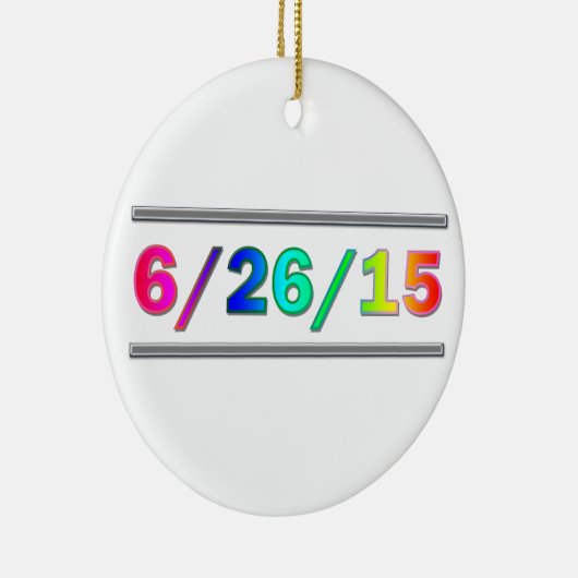 SCOTUS Datum Keramikornament (Rechts)