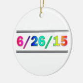 SCOTUS Datum Keramikornament (Links)