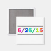 SCOTUS Datum Magnet (Vorderseite/Rückseite)