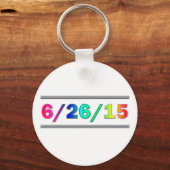 SCOTUS Datum Schlüsselanhänger (Vorderseite)