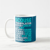 Scouse Accent Translator Funny Liverol  Kaffeetasse (Links)