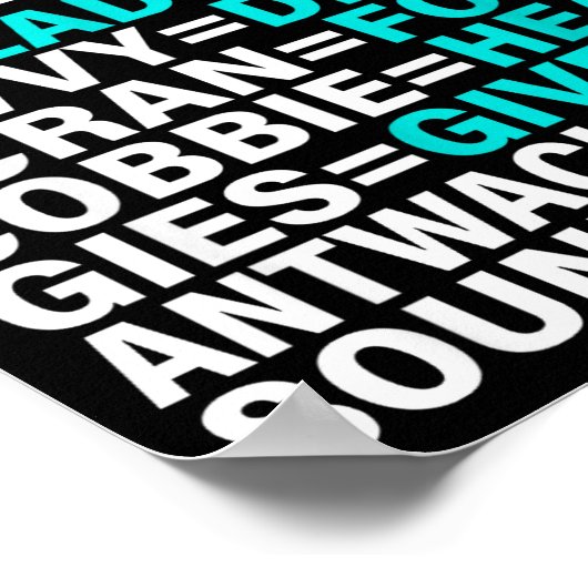 Scouse Accent Translator Funny Liverol  Poster (Ecke)