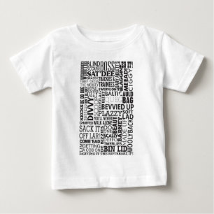 Scouse-Wörter und -Phrasen Baby T-shirt