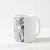 Scouse-Wörter und -Phrasen Kaffeetasse (VorderseiteRechts)