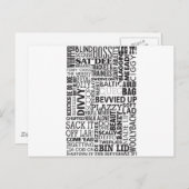 Scouse-Wörter und -Phrasen Postkarte (Vorne/Hinten)