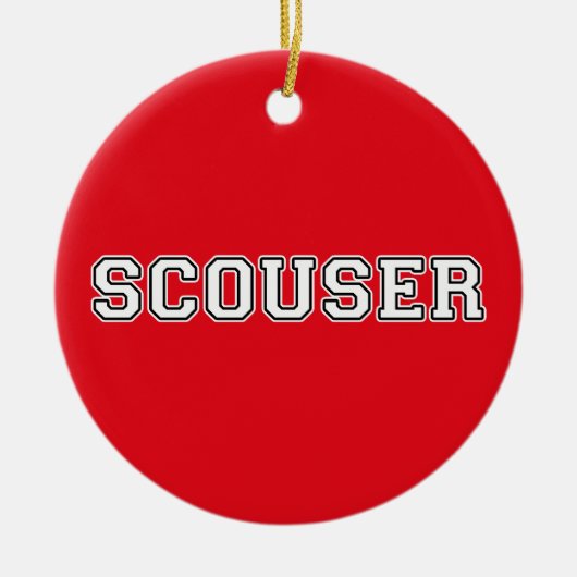 Scouser Keramik Ornament (Vorne)