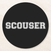 Scouser Runder Pappuntersetzer (Vorderseite)