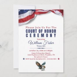 Scout Achievement Ceremony Invitation Einladung