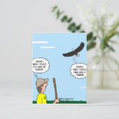 Scout and Eagle Threads Postkarte (Stehend Vorderseite)