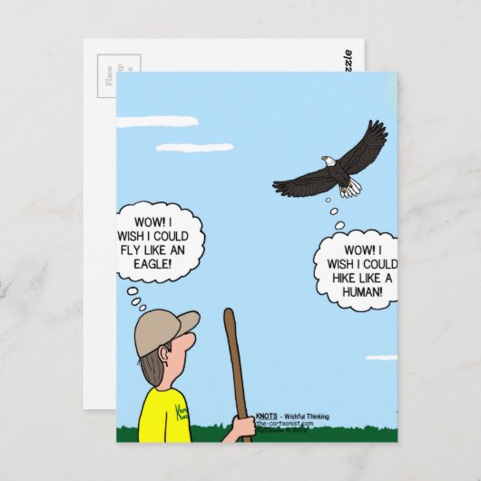 Scout and Eagle Threads Postkarte (Vorne/Hinten)