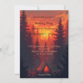 scout comping party invitations einladung (Vorderseite)