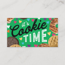 Scout Cookie Business Cards für Mädchen