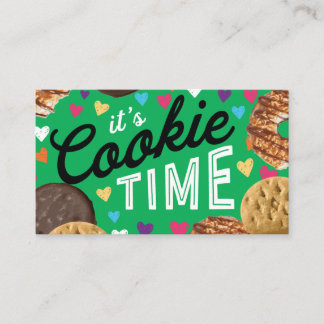 Scout Cookie Business Cards für Mädchen Visitenkarte