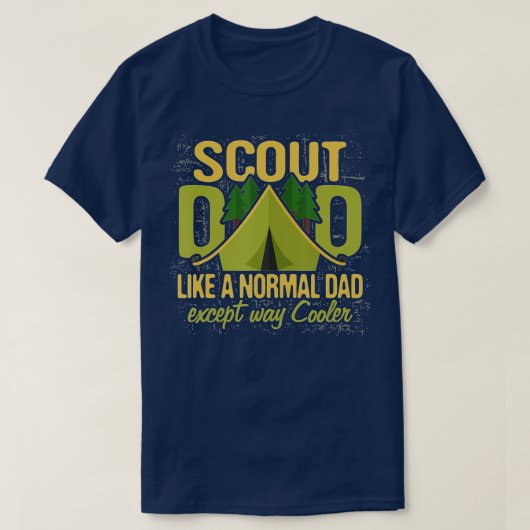 Scout Dad Cub Leader Boy Camping Scouting roop Gi T-Shirt (Design vorne)