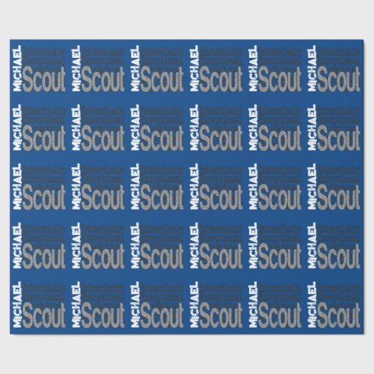 Scout Extraordinaire CUSTOM Geschenkpapier (Saum)