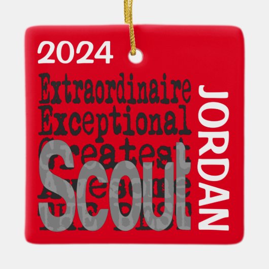 Scout Extraordinaire CUSTOM Keramikornament (Vorderseite)