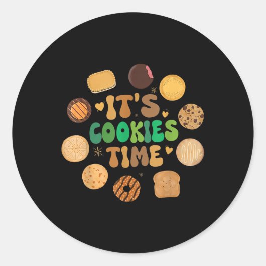 Scout For Girls Cookie Dealer It's Cookie Time Cam Runder Aufkleber (Vorderseite)