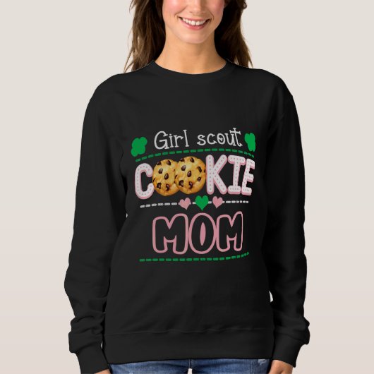 Scout for Girls Cookie Mama Funny Scouting Family  Sweatshirt (Vorderseite)